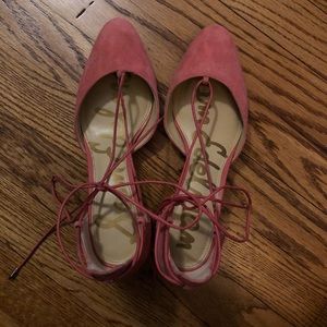 Bubblegum pink Sam Edelman block heels